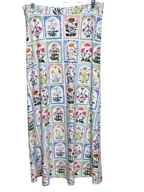 Smith & Quinn Skirt Womens Large Margot Flower Box Floral Midi Cottagecore Boho